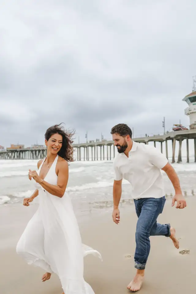 Lili & Mark at Huntington Beach